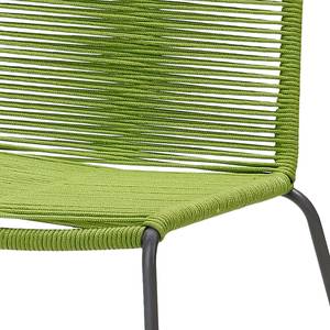 Chaise de jardin Symi Acier / Polyéthylène - Vert