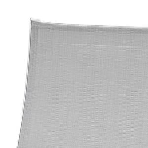 Gartenstuhl Cavalese Aluminium / Textilen - Weiß