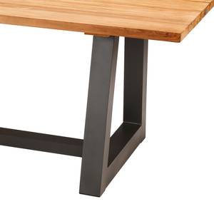 Table de jardin Campione Aluminium / Teck massif - Anthracite