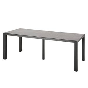 Tuintafel Houston I aluminium/keramiek - Antraciet - Breedte: 210 cm