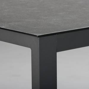 Table de jardin Houston I Aluminium / Céramique - Anthracite - Largeur : 210 cm