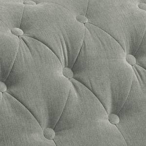 Canapé d’angle Torquay III Microfibre - Gris minéral - Méridienne longue à gauche (vue de face)
