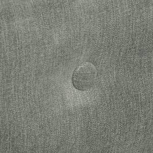 Canapé d’angle Torquay III Microfibre - Gris minéral - Méridienne longue à gauche (vue de face)