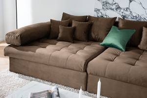 Big-Sofa Naomi Samt Onoli: Braun