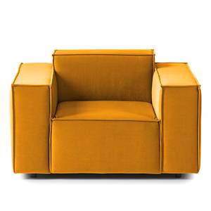 Fauteuil KINX Velours - Velours Shyla: Jaune moutarde