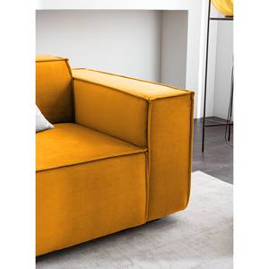 Fauteuil KINX Velours - Velours Shyla: Jaune moutarde