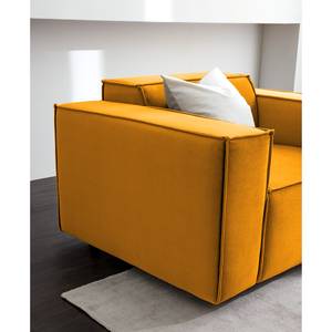 Fauteuil KINX Velours - Velours Shyla: Jaune moutarde