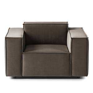 Fauteuil KINX Velours - Velours Shyla: Taupe