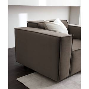 Fauteuil KINX Velours - Velours Shyla: Taupe