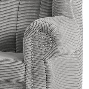 Küchensofa Picos (2-Sitzer) Cord / Kiefer massiv - Lichtgrau