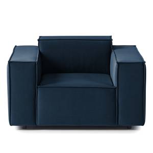 Fauteuil KINX Velours - Velours Shyla: Bleu foncé