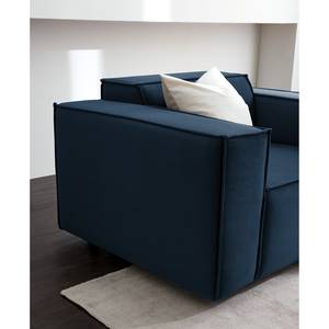 Fauteuil KINX Velours - Velours Shyla: Bleu foncé