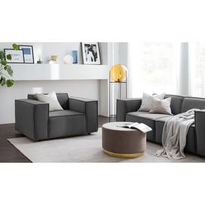 Fauteuil KINX Velours - Velours Shyla: Gris