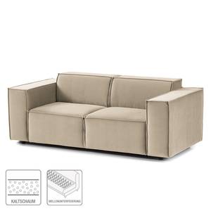 2-Sitzer Sofa KINX Samt - Samt Shyla: Beige - Keine Funktion