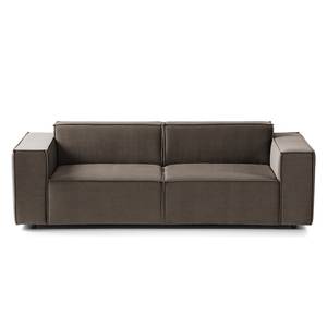 2,5-Sitzer Sofa KINX Samt - Samt Shyla: Taupe - Keine Funktion