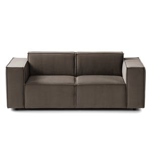 2-Sitzer Sofa KINX Samt - Samt Shyla: Taupe - Keine Funktion