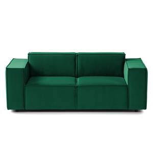 2-Sitzer Sofa KINX Samt - Samt Shyla: Dunkelgrün - Keine Funktion