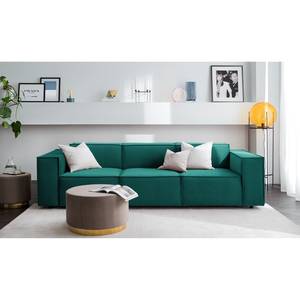 3-Sitzer Sofa KINX Samt - Samt Shyla: Petrol