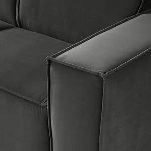 3-Sitzer Sofa KINX Samt - Samt Shyla: Rauchgrün