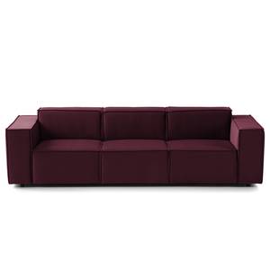 3-Sitzer Sofa KINX Samt - Samt Shyla: Aubergine