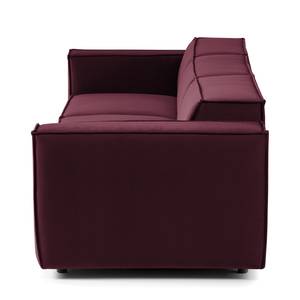 3-Sitzer Sofa KINX Samt - Samt Shyla: Aubergine