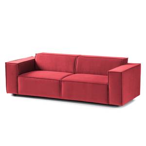 2,5-Sitzer Sofa KINX Samt - Samt Shyla: Pastellrot - Keine Funktion