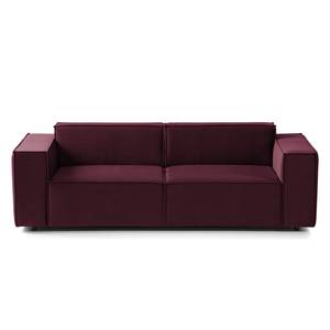 2,5-Sitzer Sofa KINX Samt - Samt Shyla: Aubergine - Keine Funktion