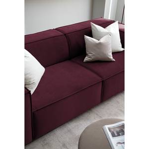 2,5-Sitzer Sofa KINX Samt - Samt Shyla: Aubergine - Keine Funktion