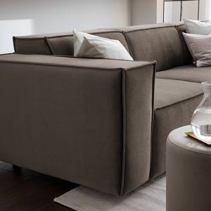 3-Sitzer Sofa KINX Samt - Samt Shyla: Taupe