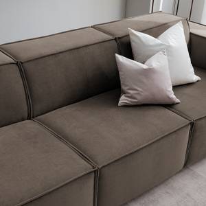 3-Sitzer Sofa KINX Samt - Samt Shyla: Taupe