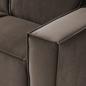 3-Sitzer Sofa KINX Samt - Samt Shyla: Taupe