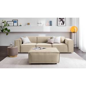 3-Sitzer Sofa KINX Samt - Samt Shyla: Beige