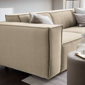 3-Sitzer Sofa KINX Samt - Samt Shyla: Beige