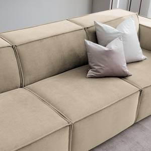 3-Sitzer Sofa KINX Samt - Samt Shyla: Beige