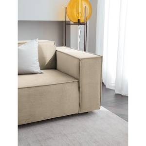 3 places Canapé KINX Velours - Velours Shyla: Beige