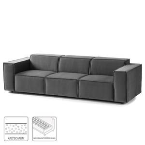 3-Sitzer Sofa KINX Samt - Samt Shyla: Grau