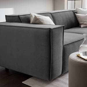 3-Sitzer Sofa KINX Samt - Samt Shyla: Grau