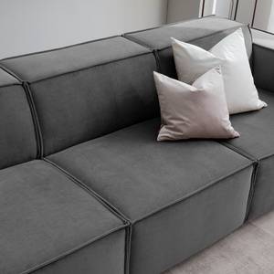 3-Sitzer Sofa KINX Samt - Samt Shyla: Grau