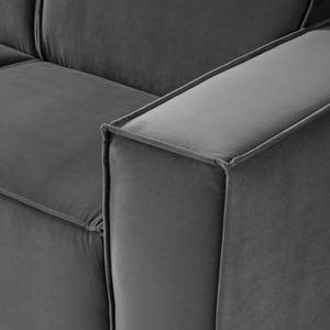 3-Sitzer Sofa KINX Samt - Samt Shyla: Grau