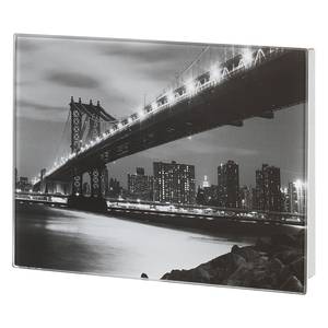 Sleutelkastje Manhattan Bridge I roestvrij staal - grijs/zilverkleurig