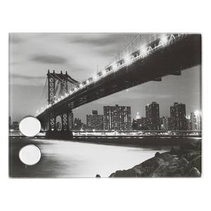 Sleutelkastje Manhattan Bridge I roestvrij staal - grijs/zilverkleurig