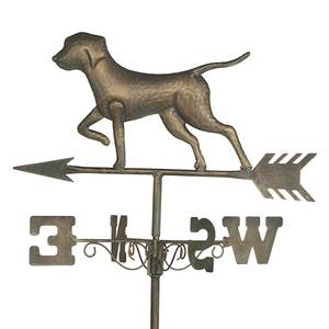 Windrad Dog Stahl - Metallisch