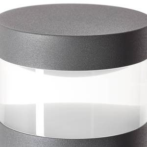 LED-Wegeleuchte Lydon Milchglas / Aluminium - 1-flammig - Höhe: 90 cm