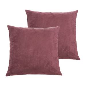 Housses de coussin Alcatraz Fibres synthétiques - Rose vieilli - 60 x 60 cm