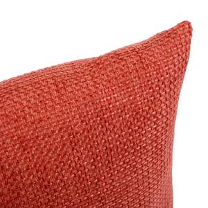 Housses de coussin Dallas Fibres synthétiques - Rouge brique - 50 x 50 cm