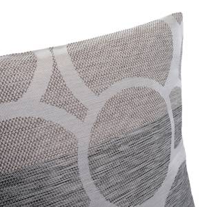 Housses de coussin Conelly Fibres synthétiques - Blanc / Gris - 50 x 50 cm