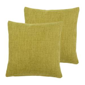 Housses de coussin Dallas Fibres synthétiques - Kaki - 50 x 50 cm