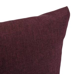 Housses de coussin Milano Fibres synthétiques - Bordeaux - 50 x 50 cm