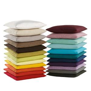 Housses de coussin Milano Fibres synthétiques - Nougat - 50 x 50 cm