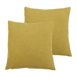 Housses de coussin Milano Fibres synthétiques - Kaki - 50 x 50 cm